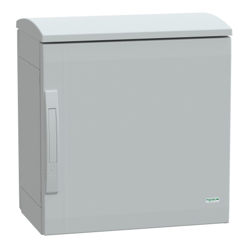 Schneider Electric NSYPLAT553G Polyester Enclosure - 19.7" x 19.7" x 12.6" (HxWxD), IP44