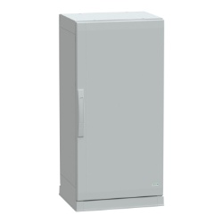 Schneider Electric NSYPLAZ1054G Thalassa PLA Floor-standing Fiberglass Reinforced Polyester Enclosure - IP54, 39.37" x 19.69" x 16.54" (HxWxD)