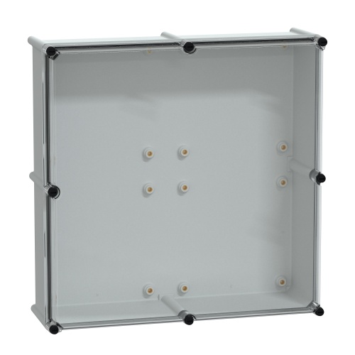 Schneider Electric NSYPLS5454G Polycarbonate/Polyester Enclosure - 21.3" x 21.3" x 7.1" (HxWxD), NEMA 4X/13