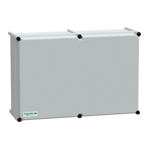 Schneider Electric NSYPLSC3654G Polycarbonate/Polyester Enclosure - 14.2" x 21.3" x 7.1" (HxWxD), NEMA 4X/13