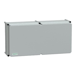 Schneider Electric NSYPLSC3672AG Polycarbonate/Polyester Enclosure - 14.2" x 28.3" x 9.1" (HxWxD), NEMA 4X/13