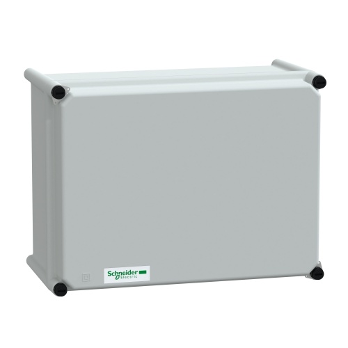 Schneider Electric NSYPLSP2736G Polyester Enclosure - 10.6" x 14.2" x 7.1" (HxWxD), NEMA 4X/13
