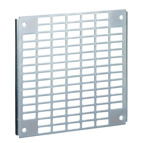 Schneider Electric NSYPMR2727 - Backplate, Galvanised Steel, 10.6" x 10.6"