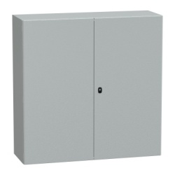 Schneider Electric NSYS3D121240D Steel Enclosure - 47.2" x 47.2" x 15.7" (HxWxD), IP55