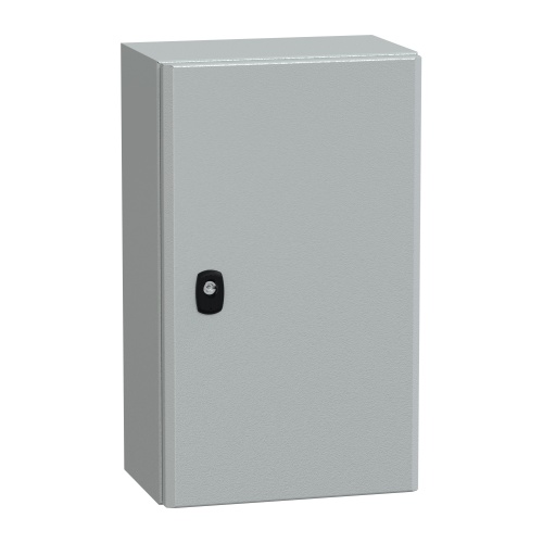 Schneider Electric NSYS3D5320P Spacial S3D Wall-mounting Steel Enclosure - NEMA 4X/13, 19.69" x 11.81" x 7.87" (HxWxD)