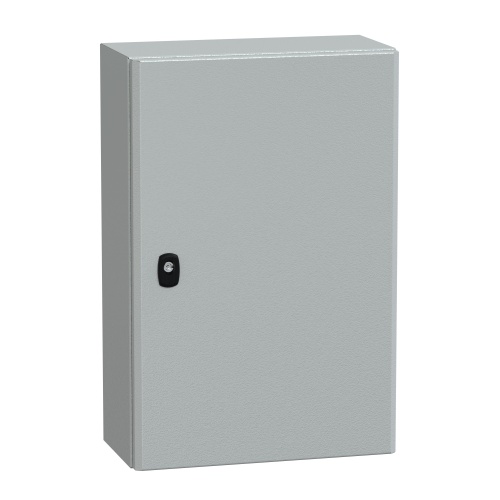 Schneider Electric NSYS3D6420P Spacial S3D Wall-mounting Steel Enclosure - NEMA 4X/13, 23.62" x 15.75" x 7.87" (HxWxD)