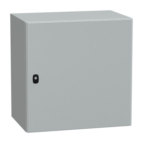 Schneider Electric NSYS3D6640P Spacial S3D Wall-mounting Steel Enclosure - NEMA 4X/13, 23.62" x 23.62" x 15.75" (HxWxD)