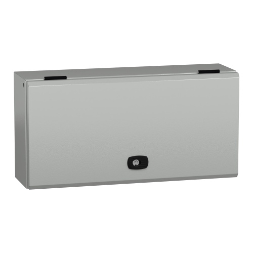 Schneider Electric NSYS3DB25515 Spacial S3DB Wall-mounting,Horizontal or vertical position Steel Enclosure - NEMA 4X/13, 9.84" x 19.69" x 5.91" (HxWxD)