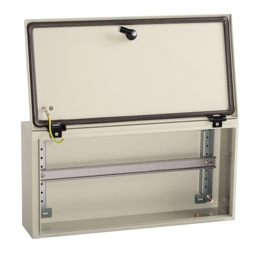 Schneider Electric NSYS3DB3615 Spacial S3DB Wall-mounting,Horizontal or vertical position Steel Enclosure - NEMA 4X/13, 11.81" x 23.62" x 5.91" (HxWxD)