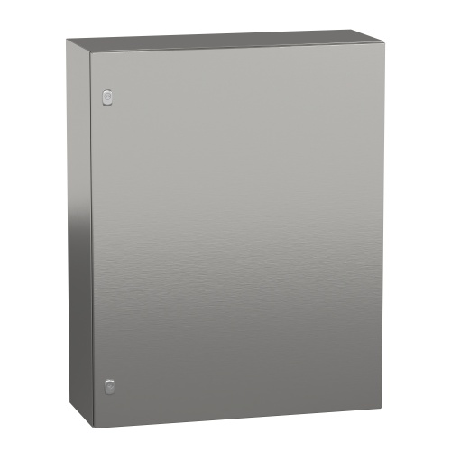 Schneider Electric NSYS3X10830 Spacial S3X Wall Mounted 304 Stainless Steel Enclosure - IP66, 39.37" x 31.5" x 11.81" (HxWxD)