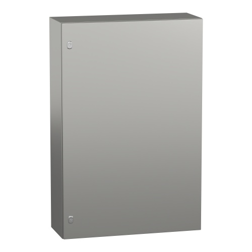 Schneider Electric NSYS3X12830H Spacial S3X Wall Mounted 316L Stainless Steel Enclosure - IP66, 47.24" x 31.5" x 11.81" (HxWxD)