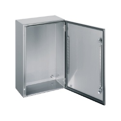 Schneider Electric NSYS3X302515H Spacial S3X Wall Mounted 316L Stainless Steel Enclosure - IP66, 11.81" x 9.84" x 5.91" (HxWxD)