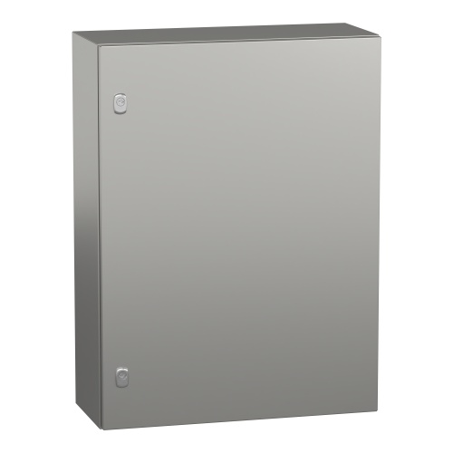 Schneider Electric NSYS3X8625H Spacial S3X Wall Mounted 316L Stainless Steel Enclosure - IP66, 31.5" x 23.62" x 9.84" (HxWxD)