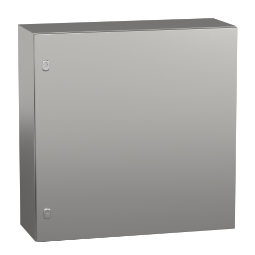 Schneider Electric NSYS3X8830 Spacial S3X Wall Mounted 304 Stainless Steel Enclosure - IP66, 31.5" x 31.5" x 11.81" (HxWxD)