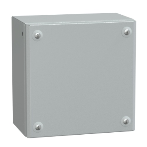 Schneider Electric NSYSBM202012 Spacial SBM Wall mounted Sheet Steel Enclosure - IP66, 7.87" x 7.87" x 4.72" (HxWxD)