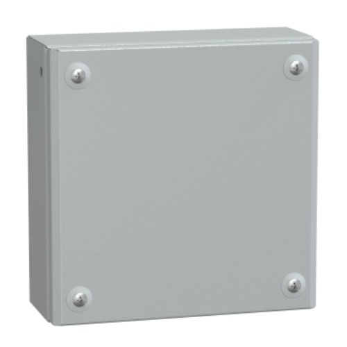 Schneider Electric NSYSBM20208 Spacial SBM Wall mounted Sheet Steel Enclosure - IP66, 7.87" x 7.87" x 3.15" (HxWxD)