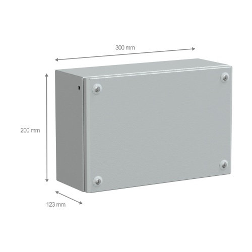 Schneider Electric NSYSBM203012 Spacial SBM Wall mounted Sheet Steel Enclosure - IP66, 7.87" x 11.81" x 4.72" (HxWxD)