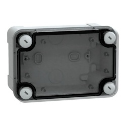 Schneider Electric NSYTBP1397T Polycarbonate Enclosure - 5.4" x 3.7" x 2.8" (HxWxD), NEMA 4/4X