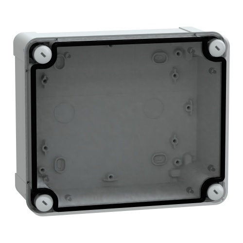 Schneider Electric NSYTBP19168T Thalassa TBP Wall mounted Polycarbonate Enclosure - IP66, 7.6" x 6.46" x 3.43" (HxWxD)