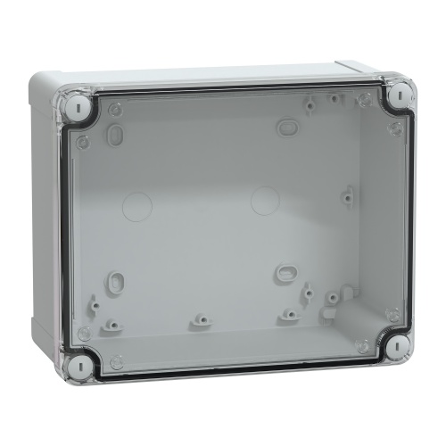 Schneider Electric NSYTBP241910HT Thalassa TBP Wall mounted Polycarbonate Enclosure - IP66, 9.49" x 7.64" x 4.13" (HxWxD)
