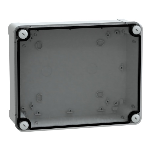 Schneider Electric NSYTBP24198T Thalassa TBP Wall mounted Polycarbonate Enclosure - IP66, 9.49" x 7.64" x 3.43" (HxWxD)