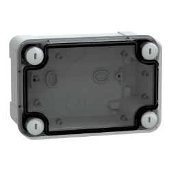 Schneider Electric NSYTBS1397T Thalassa TBS Wall mounted ABS Enclosure - IP66, 5.43" x 3.66" x 2.83" (HxWxD)