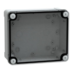 Schneider Electric NSYTBS19168T Thalassa TBS Wall mounted ABS Enclosure - IP66, 7.6" x 6.46" x 3.43" (HxWxD)