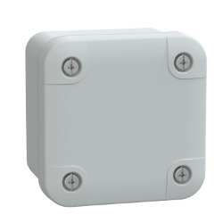 Schneider Electric NSYTBS775 Thalassa TBS Wall mounted ABS Enclosure - IP66, 2.91" x 2.91" x 2.2" (HxWxD)