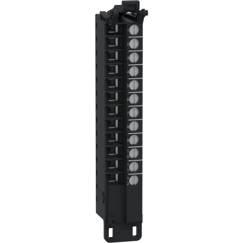 Schneider Electric NTSXTB12010H Screw Terminal Block, 12 Points, 5mm Pitch, Without Cover,