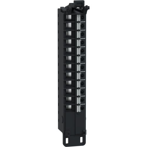 Schneider Electric NTSXTB12210H Spring Terminal Block, 12 Points, 5mm Pitch, Without Cover,