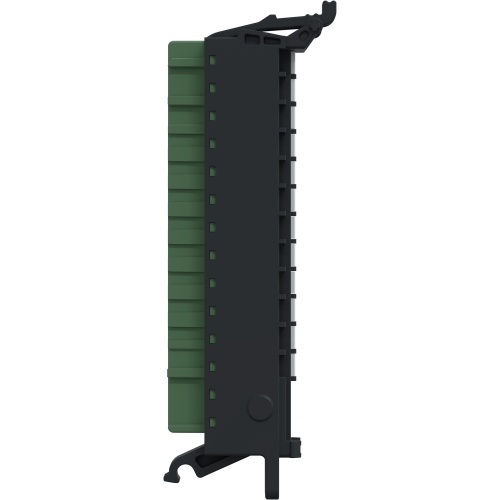 Schneider Electric NTSXTB12210H Spring Terminal Block, 12 Points, 5mm Pitch, Without Cover,