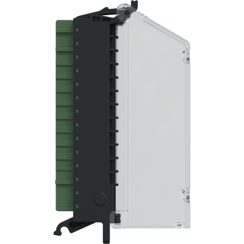 Schneider Electric NTSXTB12211H Spring Terminal Block, 12 Points, 5mm Pitch, With Cover, AC,