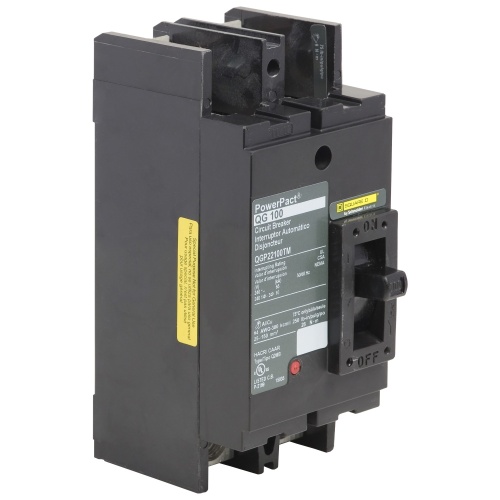 Schneider Electric QJP22070TM - PowerPact Q Circuit breaker, 70 Amp, Two Pole, 100 kA, 240 VAC