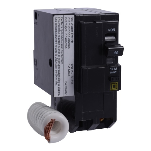 Schneider Electric QO240EPD2100 - QO Miniature circuit-breaker, 40 Amp, Two Pole, 10 kA, 120/240 VAC