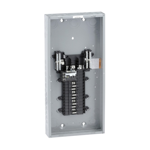 Schneider Electric QO327M100 Load Center - 208Y/120 VAC, 240/120 VAC Delta, 240 VAC Delta, 27 Spaces, NEMA 1