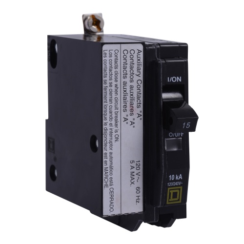 Schneider Electric QOB1201200FT - QO Miniature circuit-breaker, 20 Amp, Single Pole, 10 kA, 120/240 VAC