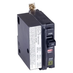 Schneider Electric QOB130VH1021 - QO Miniature circuit-breaker, 30 Amp, Single Pole, 22 kA, 120/240 VAC