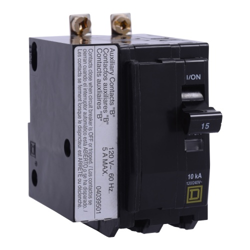 Schneider Electric QOB2401201 - QO Miniature circuit-breaker, 40 Amp, Two Pole, 10 kA, 120/240 VAC