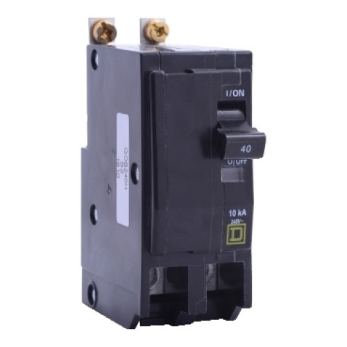 Schneider Electric QOB24035 - QO Miniature circuit-breaker, 40 Amp, Two Pole, 10 kA, 120/240 VAC