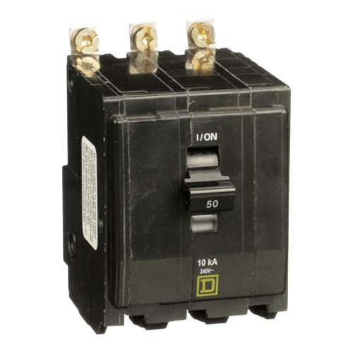 Schneider Electric QOB3505238 Mini circuit breaker, QO, 50A, 3 pole ...