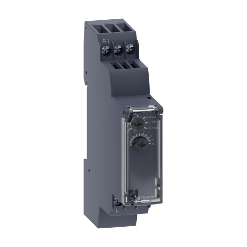 Schneider RE17LAMW Zelio Time Delay Solid State Relay 24-240 VAC/DC 0.1 s-100 h Delay on energization