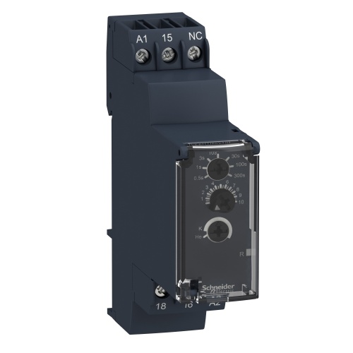 Schneider RE22R1MKMR Zelio Time Delay Relay 24-240 VAC/DC 0.1 s-100 h Pulse-on de-energization