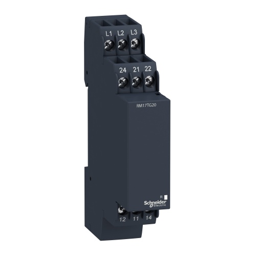 Schneider Electric RM17TG20 Modular 3-phase supply control relay, 5 A, 2 CO, 208...440 V AC