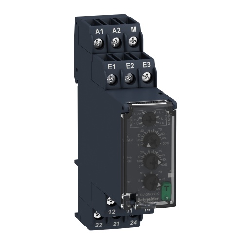 Schneider Electric RM22UA32MR Modular 1-phase voltage control relay, 8 A, 2 CO, 1…100 V AC/DC, 24…240 V AC/DC