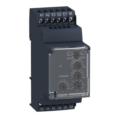 Schneider Electric RM35JA31MW Modular 1-phase current control relay, 5 A, 2 CO, 2…500 mA, , 24…240 V AC/DC