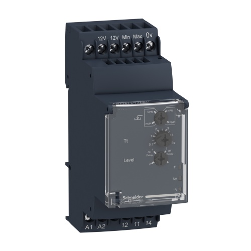 Schneider Electric RM35LV14MW Modular liquid level control relay, 5 A, 1 CO, 24...240 V AC/DC