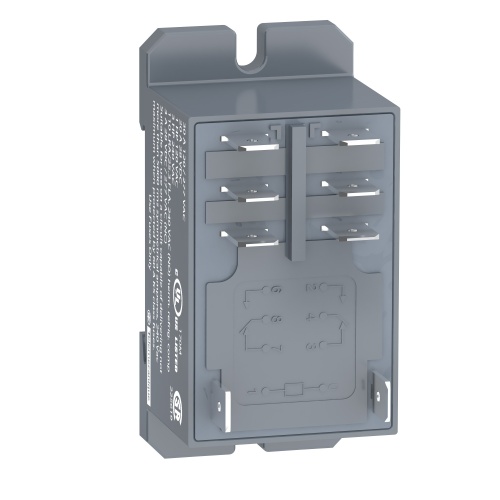 Schneider Electric RPF2BB7 power relay plug-in - Zelio RPF - 2 CO - 24 V AC - 30 A