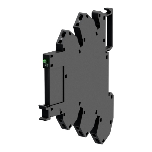 Schneider Electric RSL1PRPU Slim interface relay pre-assembled, 6 A, 1 CO, LED, protection module, spring terminal, 230 V AC