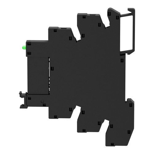 Schneider Electric RSL1PVBU Slim interface relay pre-assembled, 6 A, 1 CO, LED, protection module, spring terminal, 24 V AC