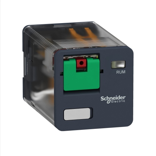 Schneider Electric RUMC21B7 universal plug-in relay - Zelio RUM - 2 C/O - 24 V AC - 10 A
